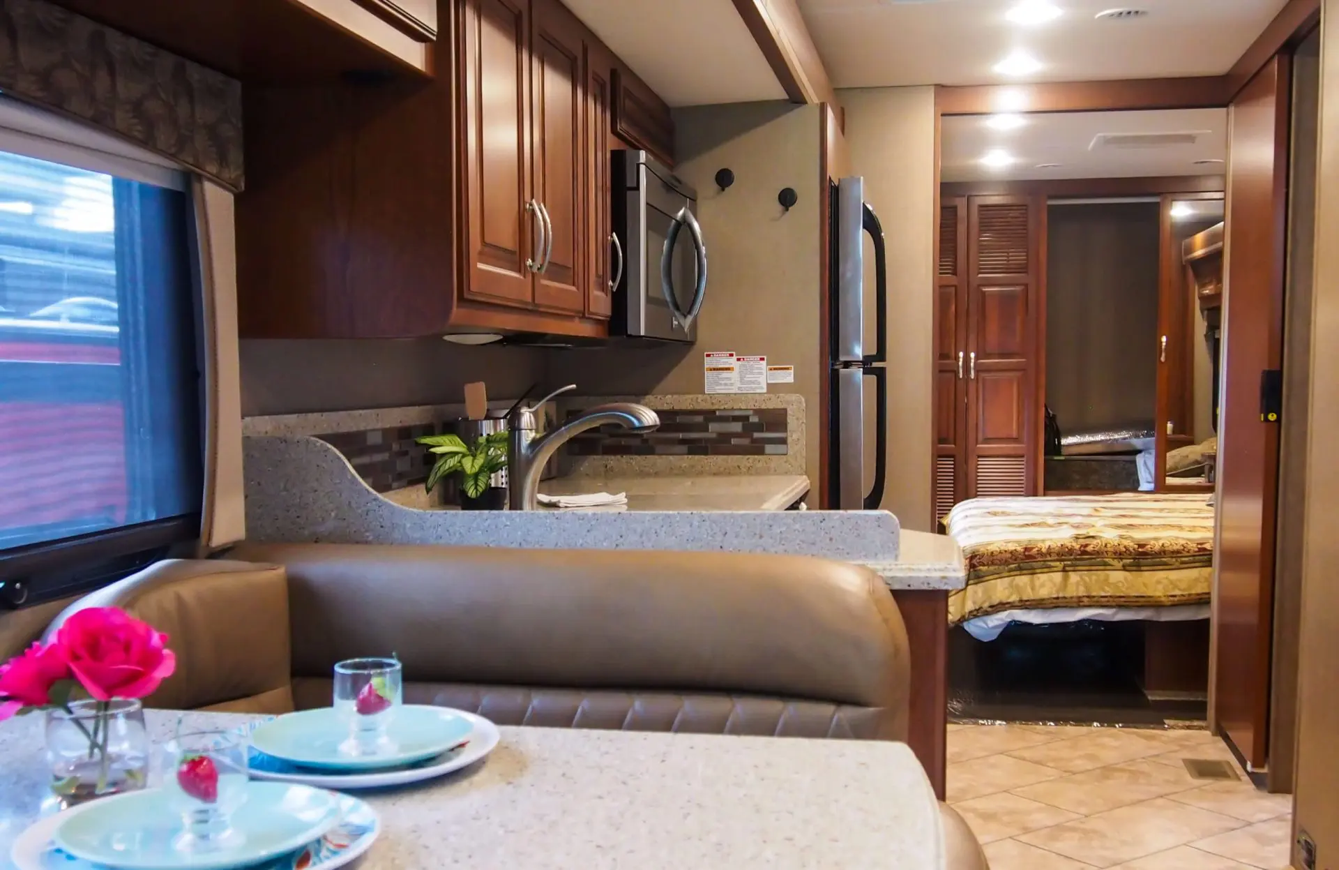 class a rv interior